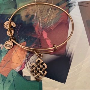 Alex and Ani Endless Knot Charm Bracelet